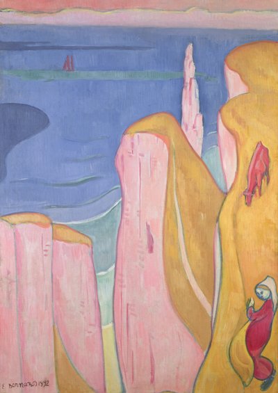 The Cliffs of Yport by Emile Bernard